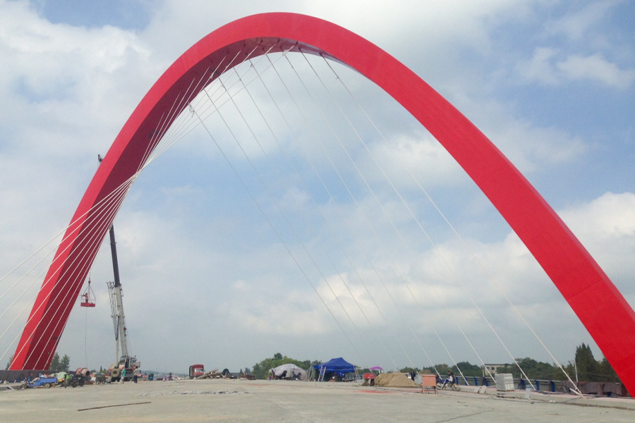 Zufahrtsbrücke über den Kanal – Bangladesch 337 MW/305 MW (Netto) Kraftwerk EPC-Projekt